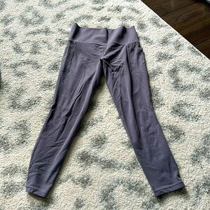 Athleta, Salutation stash pocket II 7/8 tight, Size SP, dusk violet